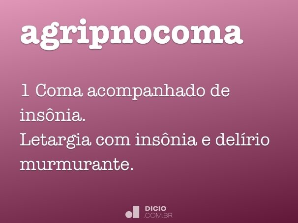 agripnocoma