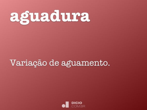 aguadura