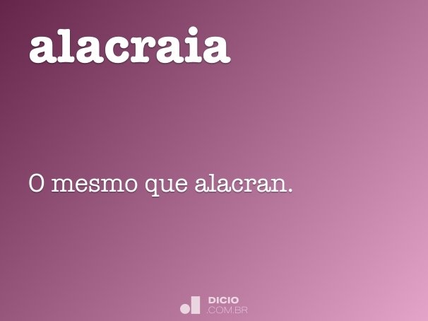 alacraia
