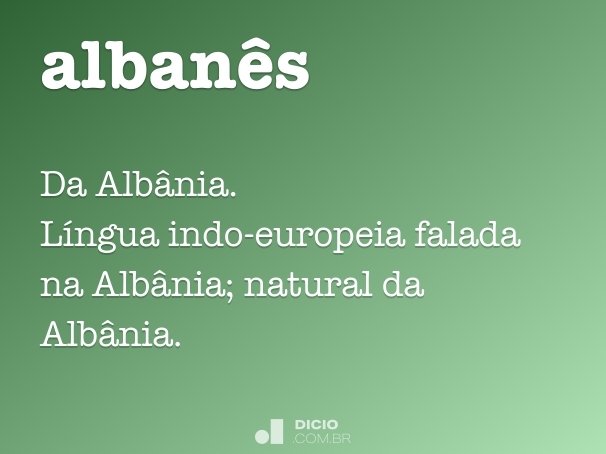 albanês