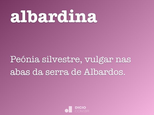 albardina