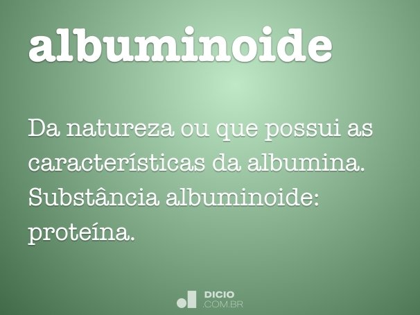 albuminoide