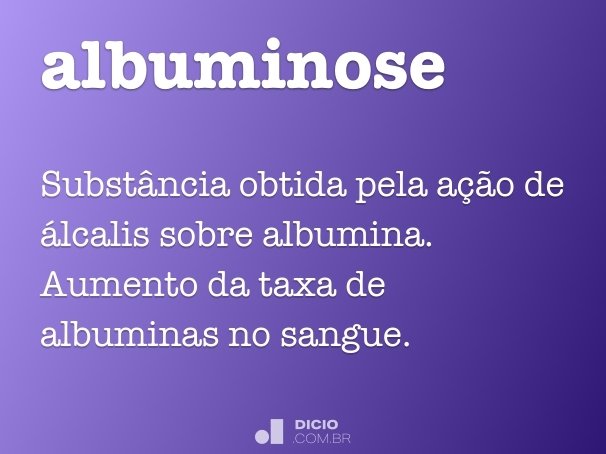 albuminose