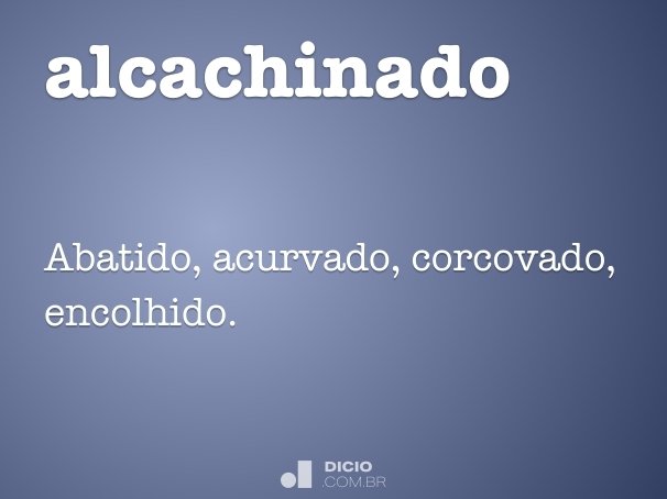 alcachinado