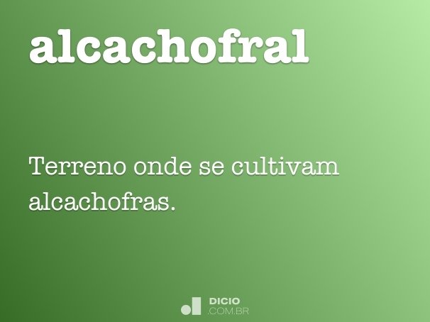 alcachofral