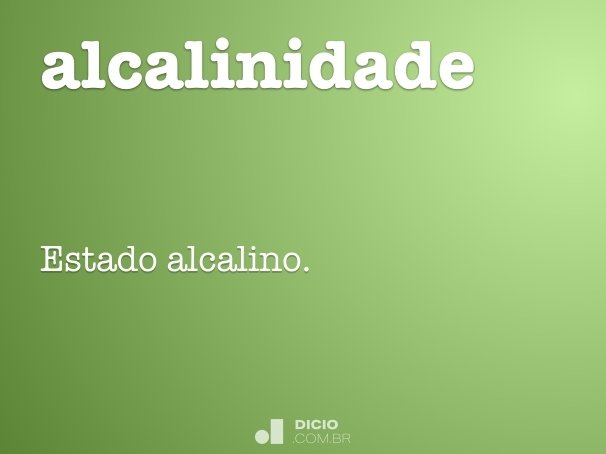 alcalinidade