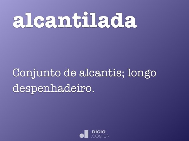 alcantilada