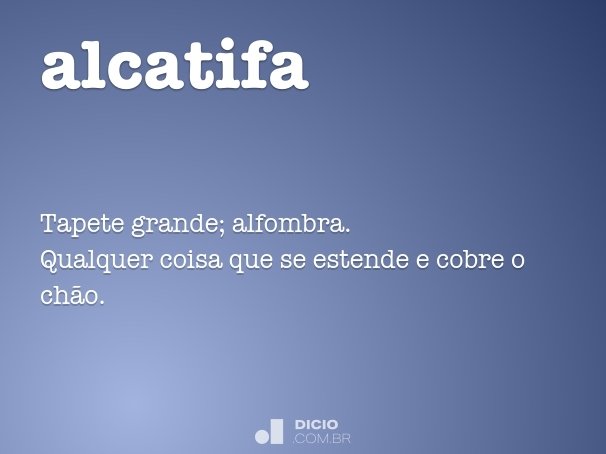 alcatifa