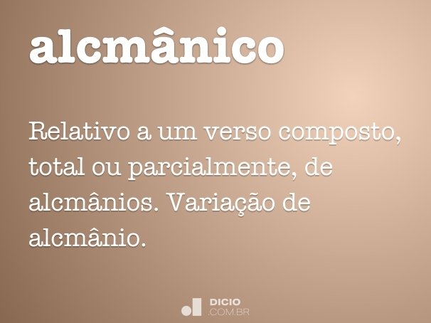 alcmânico