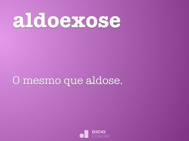 aldoexose