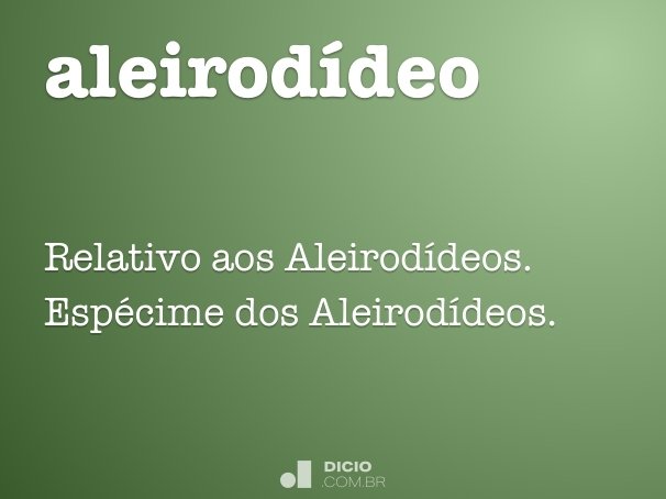 aleirodídeo