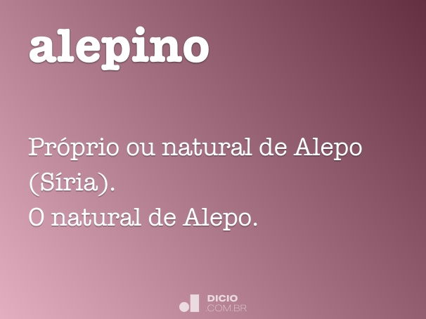 alepino