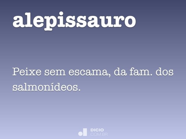 alepissauro