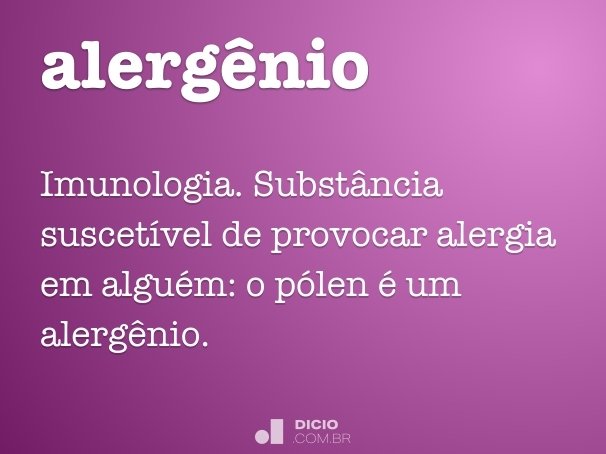alergênio