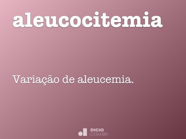 aleucocitemia