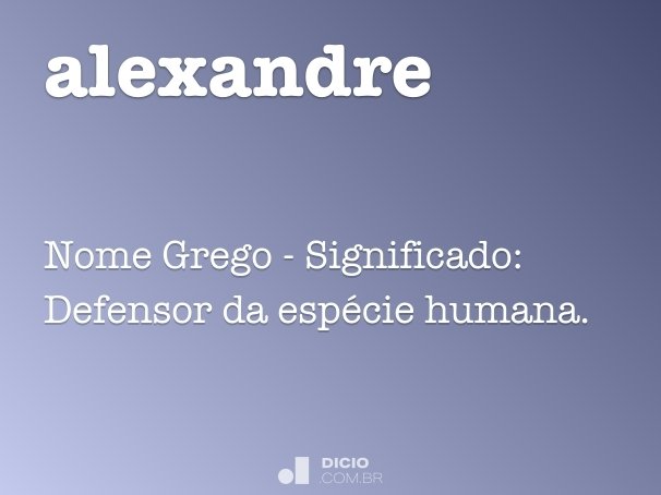 alexandre