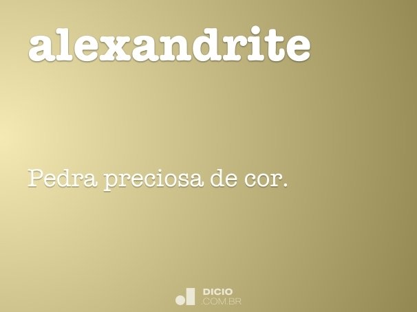 alexandrite