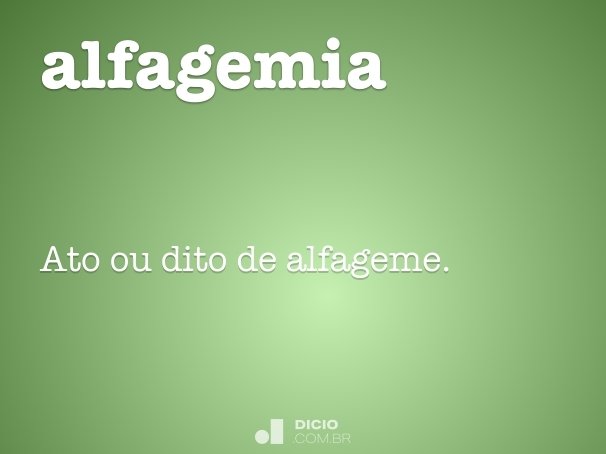 alfagemia