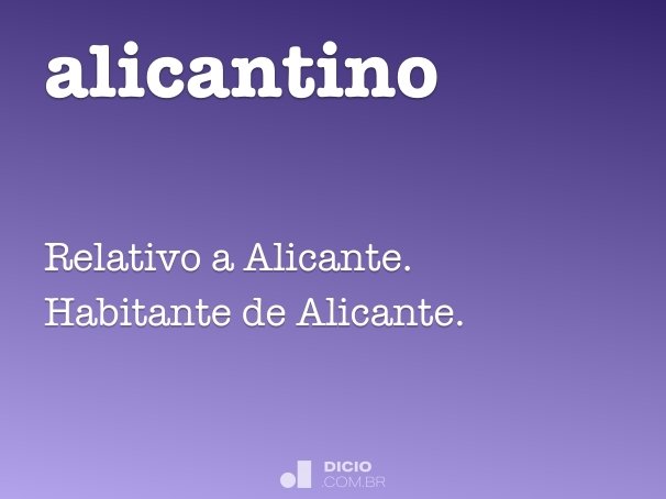 alicantino