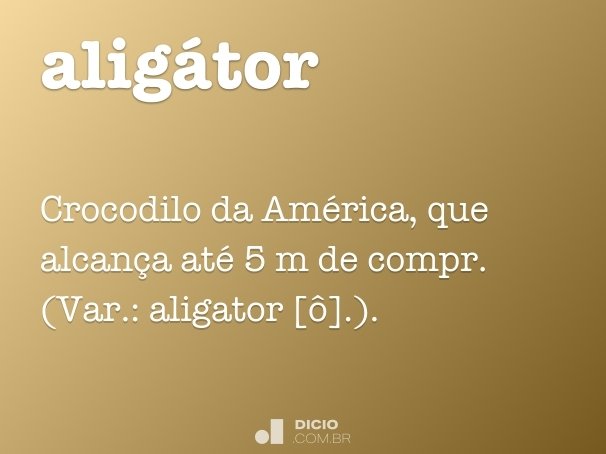 aligátor