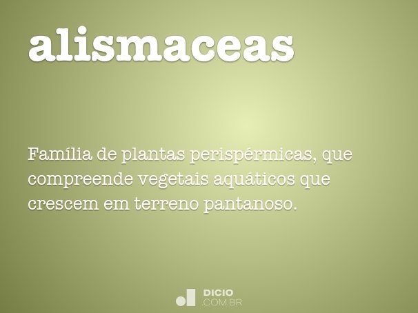 alismaceas