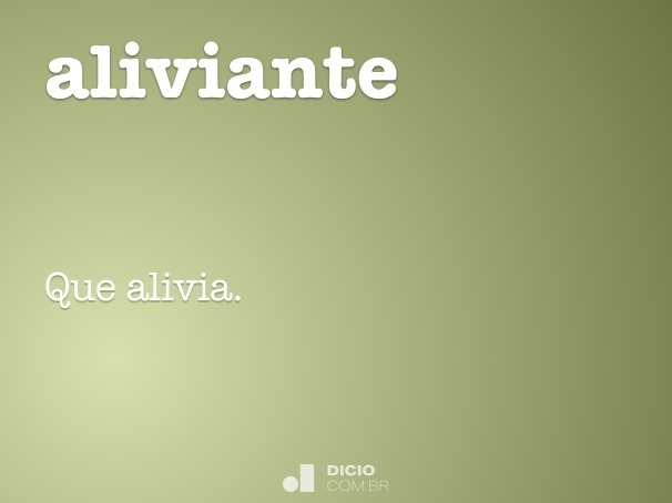 aliviante