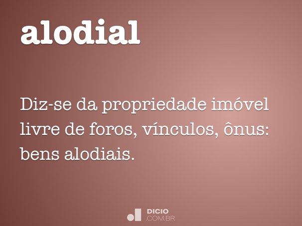 alodial