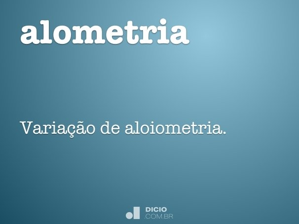 alometria