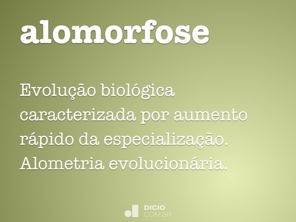 alomorfose