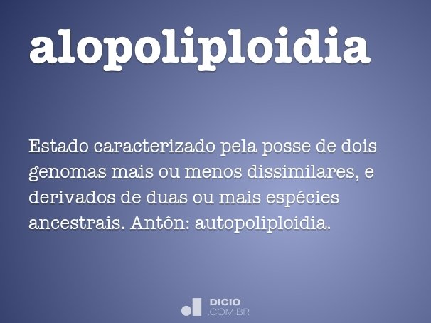 alopoliploidia
