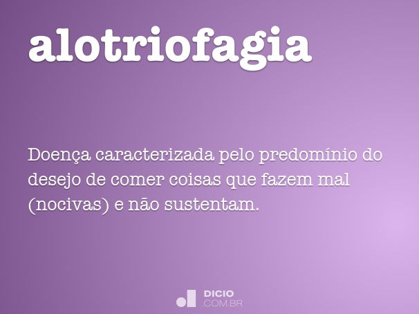 alotriofagia