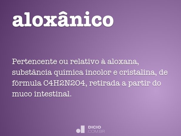 aloxânico
