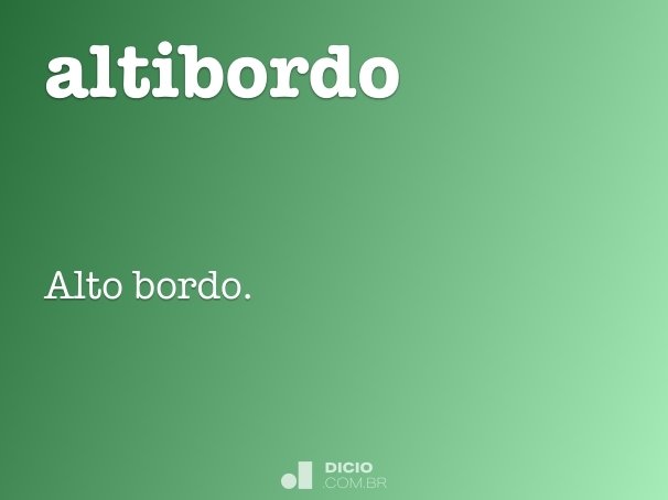 altibordo