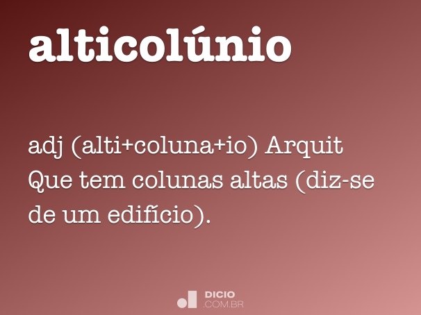 alticolúnio