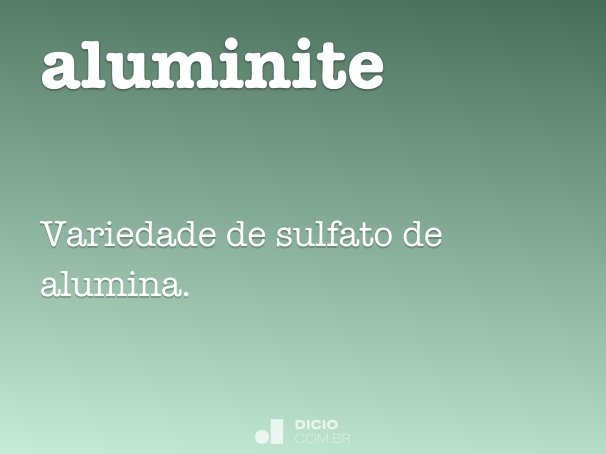 aluminite