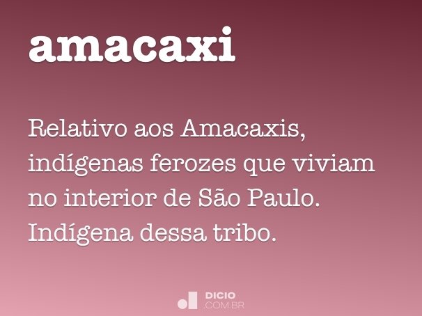 amacaxi