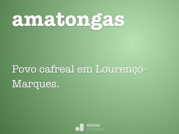 amatongas