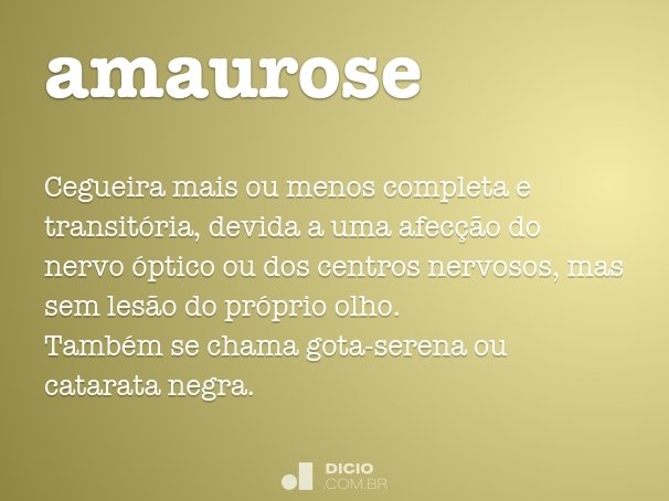 amaurose