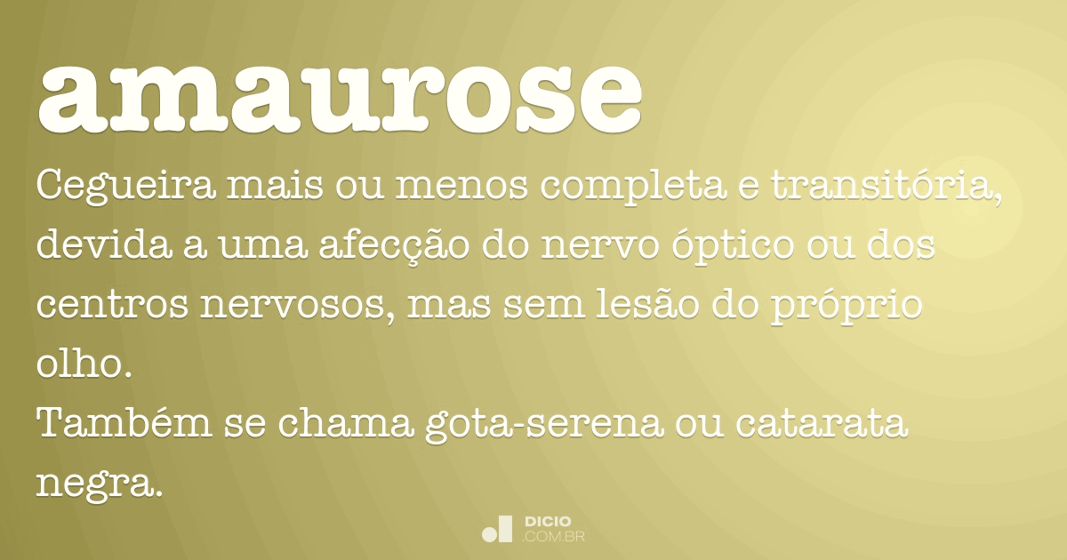 o que significa Gota Serena?, Aprenda o significado da palavra GOTA SERENA