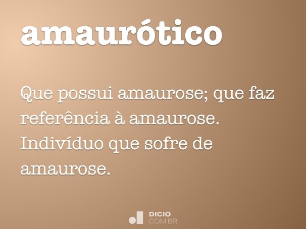 amaurótico