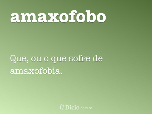 amaxofobo
