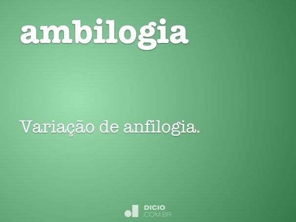 ambilogia