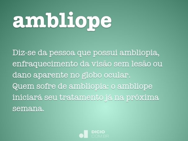 ambliope