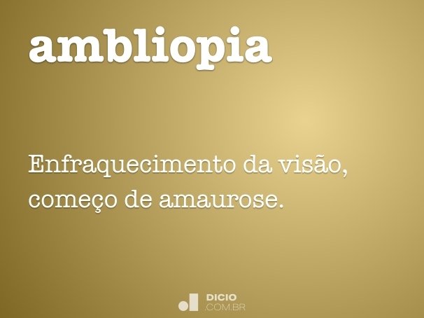 ambliopia