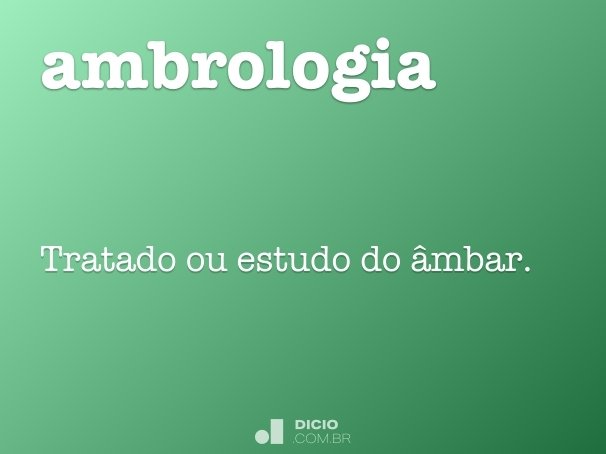 ambrologia