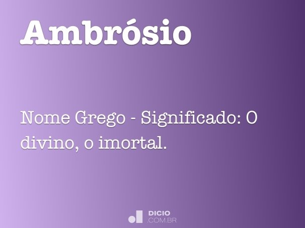 Ambrósio