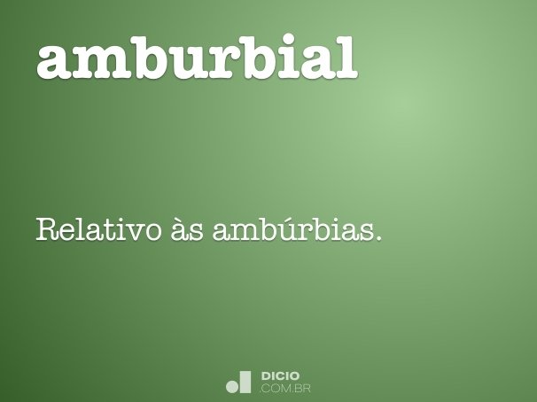 amburbial