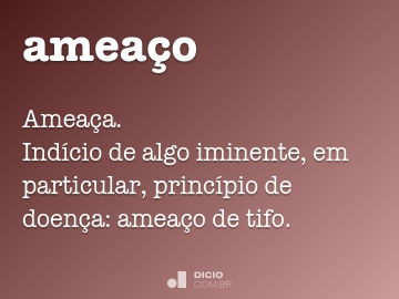 ameacei  Tradução de ameacei no Dicionário Infopédia de Português