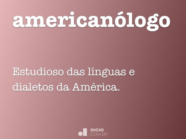 americanólogo