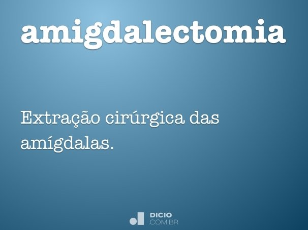 amigdalectomia